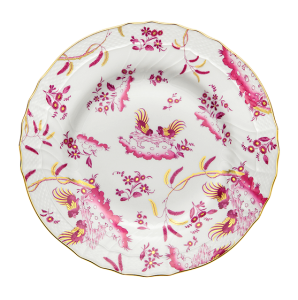 Ginori Oro Di Doccia Magenta Dinner Plate - 10.25"